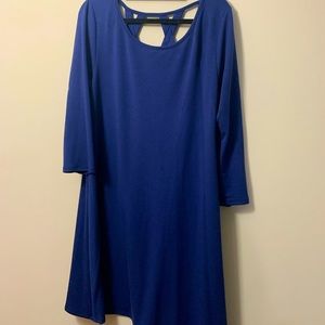 Blue A-Line Dress